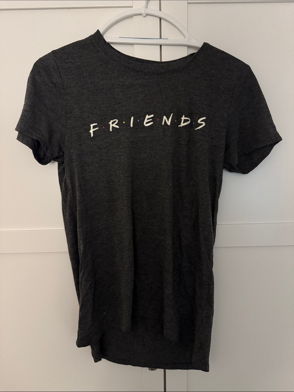 FRIENDS Black Short Sleeve Logo Tee